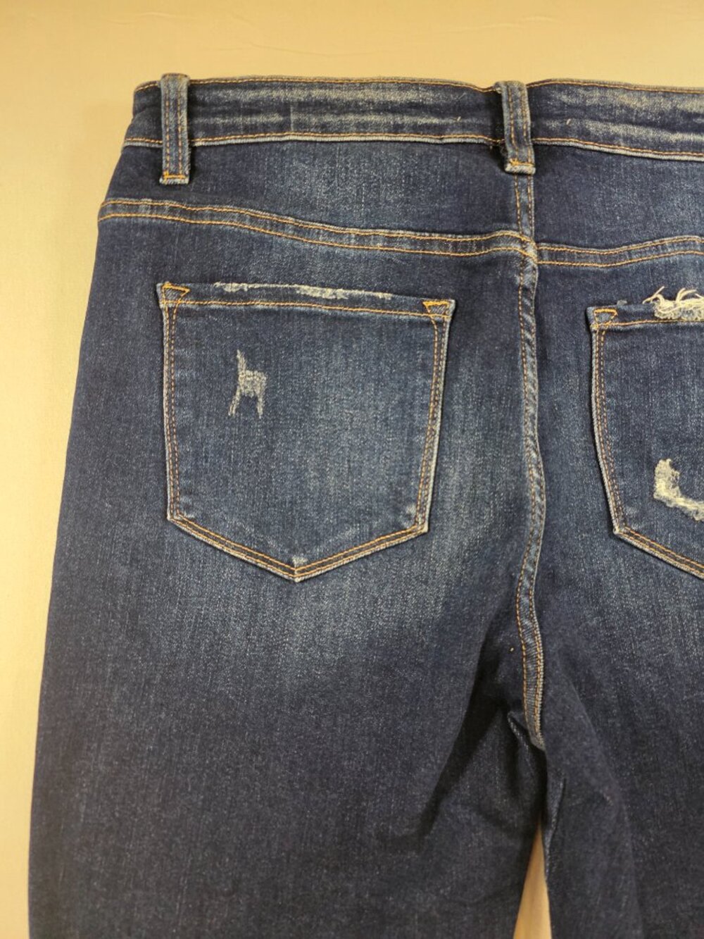 Flying Monkey Women’s Denim Blue Jeans High Rise Flare Size 31x26 NWOT - Picture 16 of 16